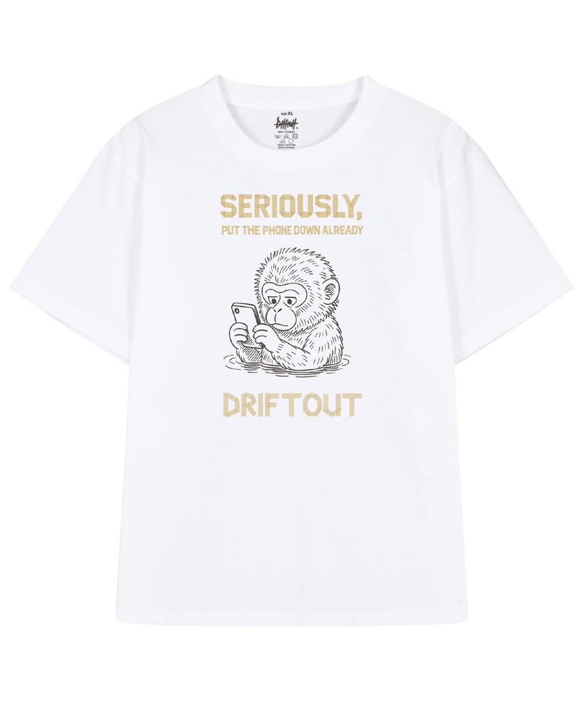 DRIFTOUT Футболка с коротким рукавом "Поставь телефон вниз" (3 цвета)