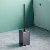 Metal Shell Toilet Brush Set Wall-Mounted Bathroom Cleaning Brush  Bathroom