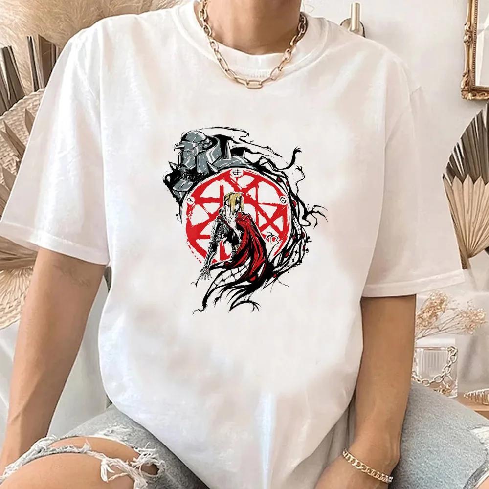 Colorful Vintage Punk Comfortable Breathable Fullmetal Alchemist Tshirt Tee Streetwear Aesthetic Clothes