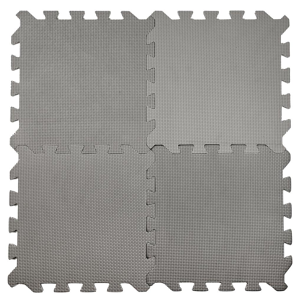 Foam puzzle mat for protective flooring for gym equipment