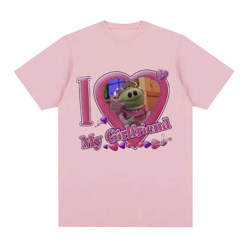 Nanalan Wonderful Girl Heart Cartoon T Shirt Summer Men Women's O-Neck Cotton Tops Tee Shirt Fashion Aesthetic Clothing T-shirt