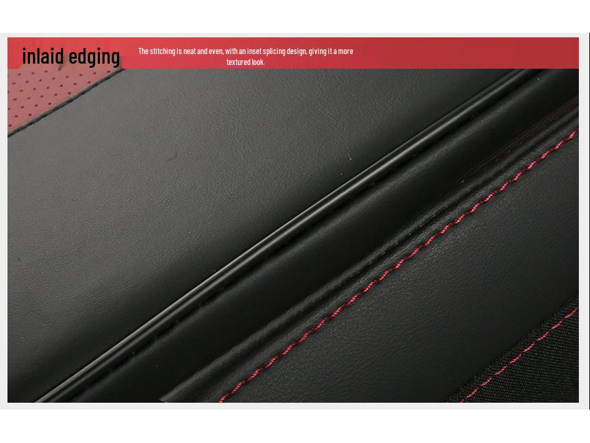 Cross-Border Memory Foam Car Seat Cushion - Matte, No Decoration, Bread Edge Design