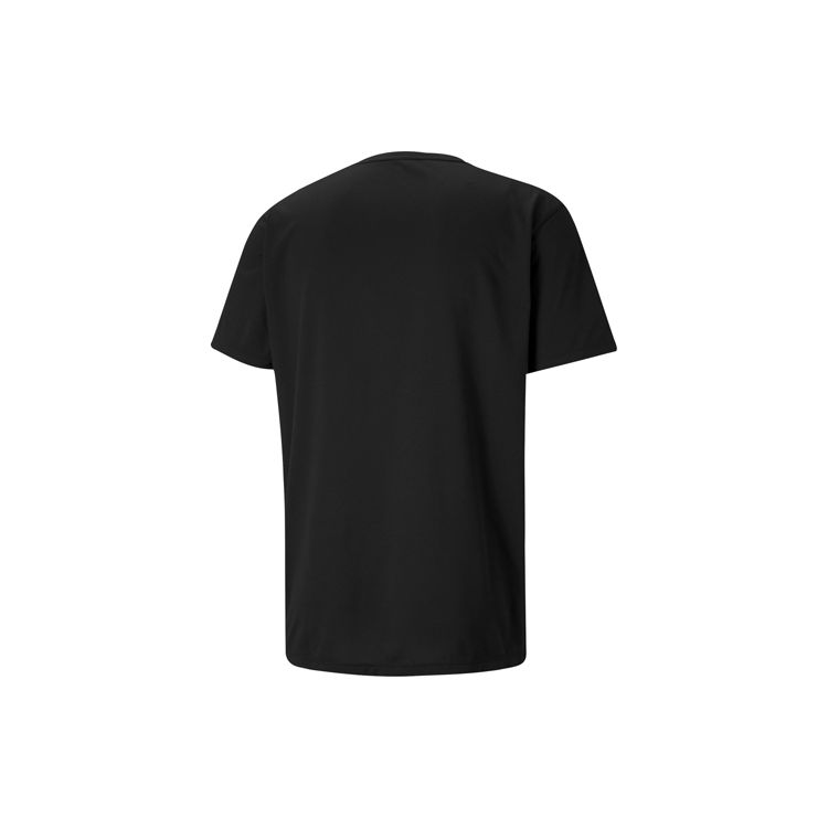 Puma Спортивная футболка с круглым вырезом Performance Logo Print Мужские топы Черные 520484-01