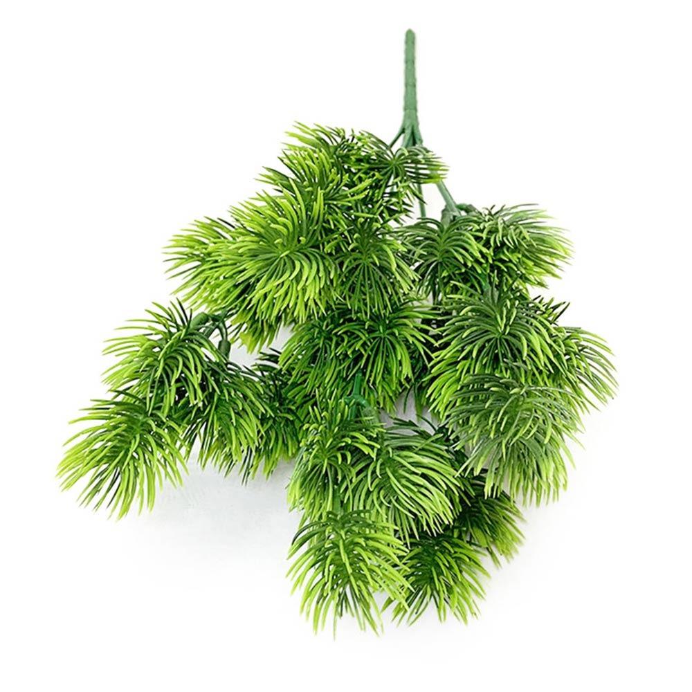 Green Artificial Pine Branches DIY Accessories Desktop Ornament Faux Pine Leaves Craft Fake Plant Fake Pine Festival Ornament