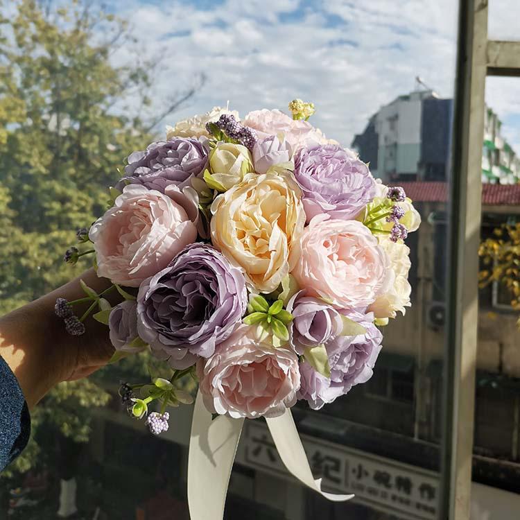 Корейский лесной стиль свадебный букет для невесты для свадьбы или фотореквизит