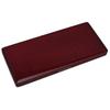 215x90x20mm Red Ergonomic Solid Wood Clarinet Reed Box for 10 Reeds with Velvet and Practical Closure