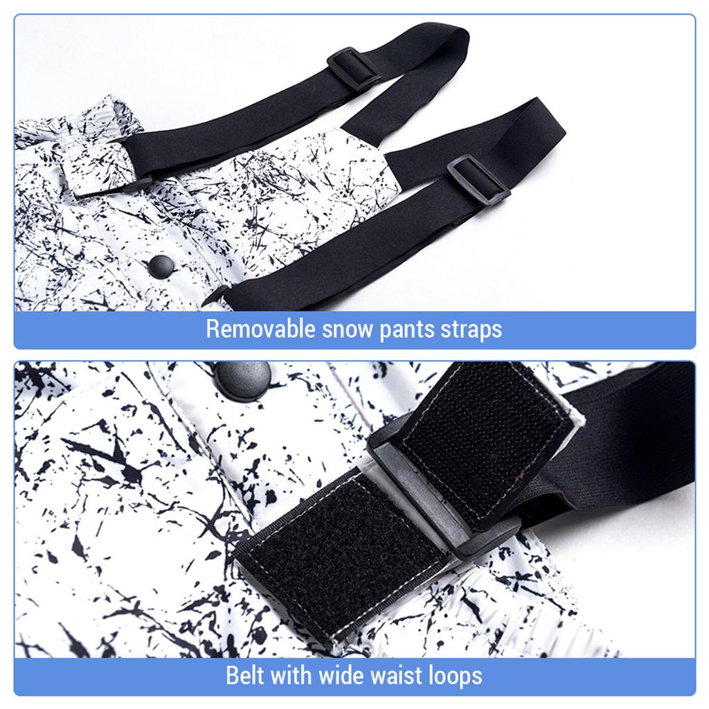 Детские сноубордические штаны Водостойкие Теплые Лыжные штаны для мальчиков и девочек