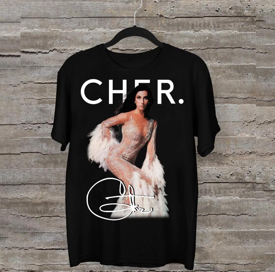 Новая Редкая Коллекция Футболок Cher Tour Певица Унисекс S-235XL Футболка Унисекс Футболка