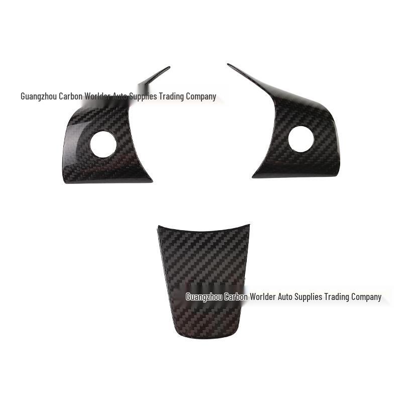 Tesla Model 3/Y Special Edition Non-Slip Dry Carbon Fiber Steering Wheel Decoration