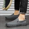 Модные серые парусиновые мужские кроссовки Ice Silk Man Loafers дышащие нескользящие кроссовки для мужчин с подошвой из ПВХ для ходьбы Tenis Hombres