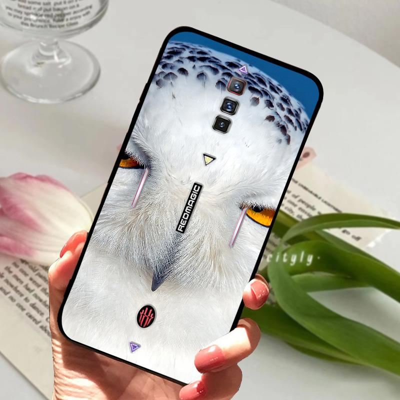 Чехол для ZTE Nubia Red Magic 6 Ударопрочный Мягкий ТПУ Силиконовый Чехол для Телефона Для ZTE Nubia Red Magic 6S Pro Capa Мультяшный RedMagic 6