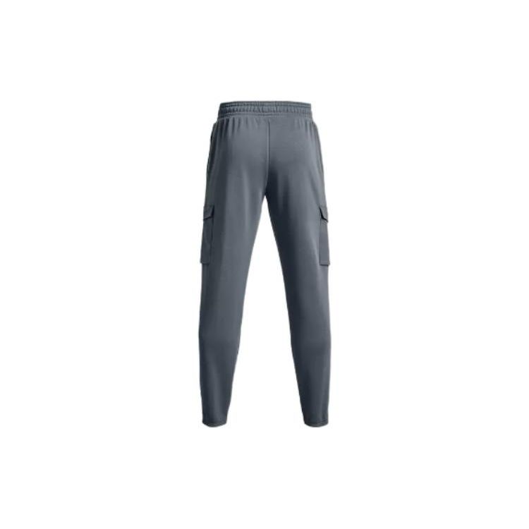 Under Armour Однотонные спортивные брюки с эластичной резинкой на талии и манжетами на шнурке, мужские брюки серого цвета 1378600-002