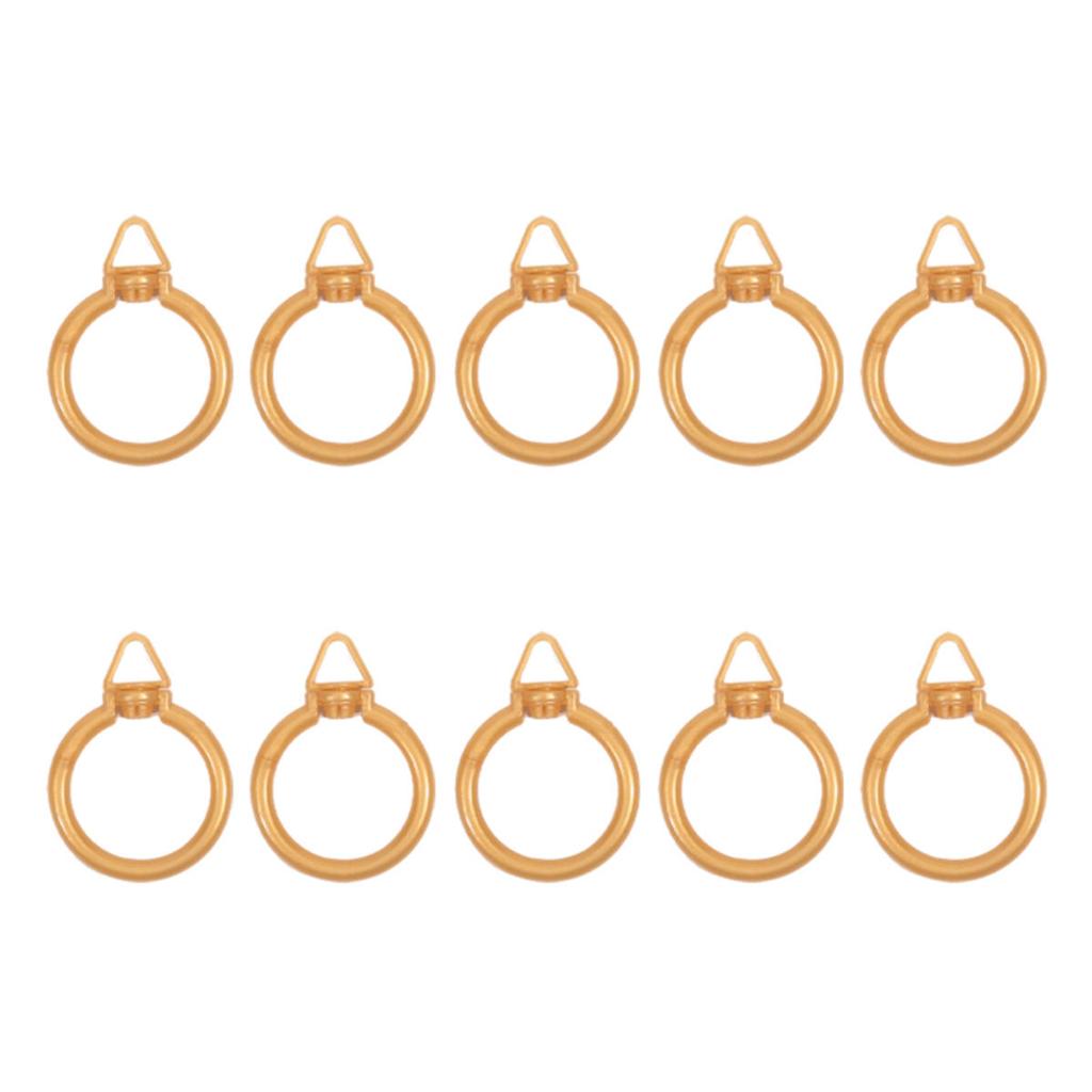 Curtain Hanging Ring Plastic Rod Rings Hooks for Drapes Holder Shower Curtains Drapes Plastic Holder