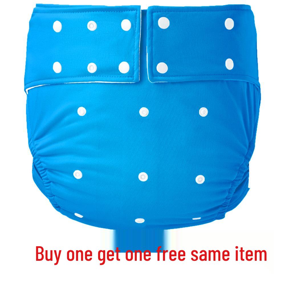 Adjustable Waterproof Adult Diaper Pants - Washable, Leak-Proof, Side Leak Protection for Elderly Care