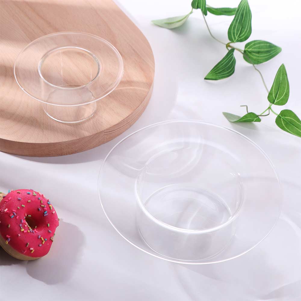 Decorative Yogurt Bowl Transparent Fruit Salad Plate Home Decoration Juice Cup  Dessert