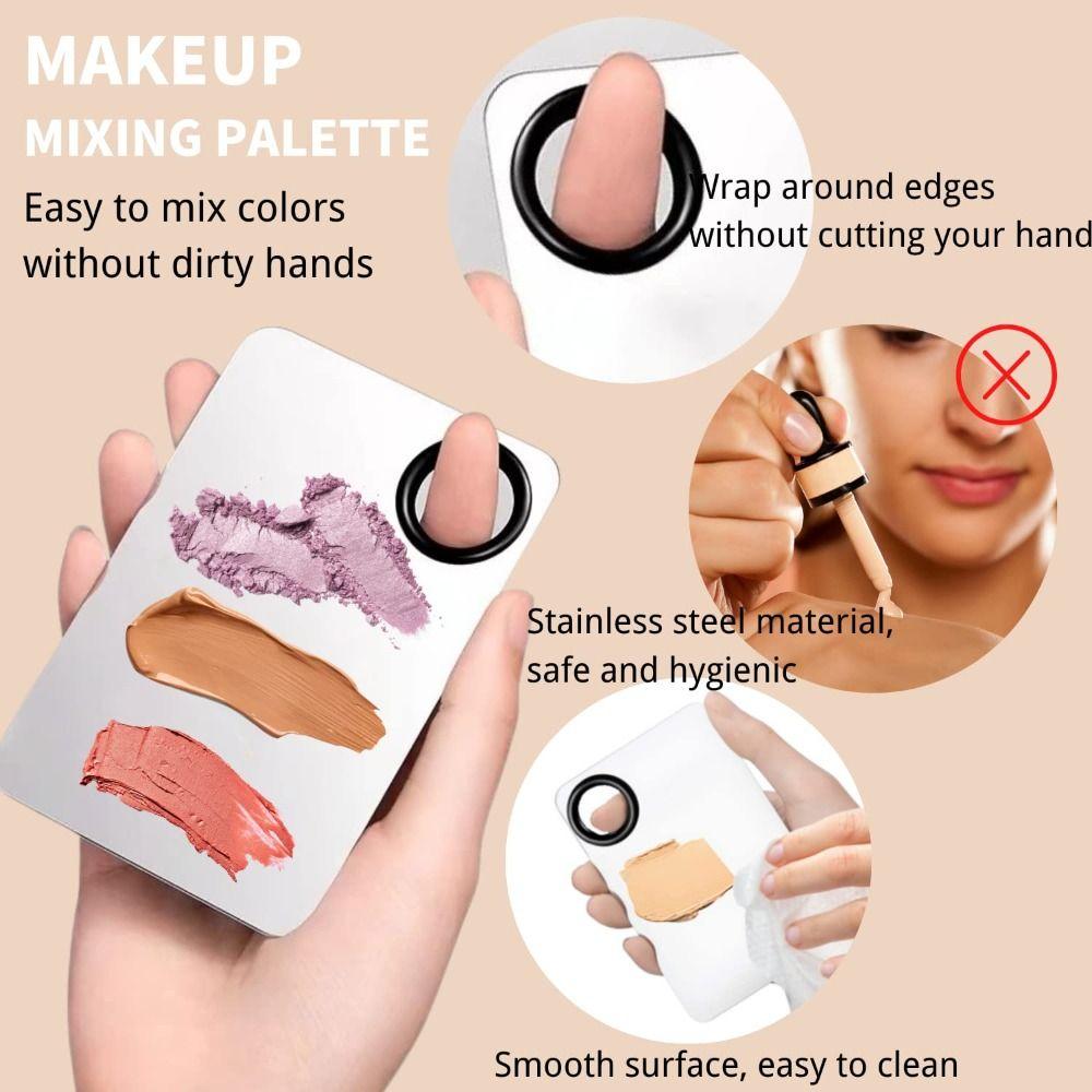 Accessories Makeup Mixing Palettes Make Up Palette Cosmetic Spatula Tool Makeup Spatula Korean Set