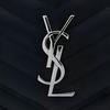 Saint Laurent Женская сумка через плечо из коровьей кожи Cassandre Черная 857605-BOW02-1000