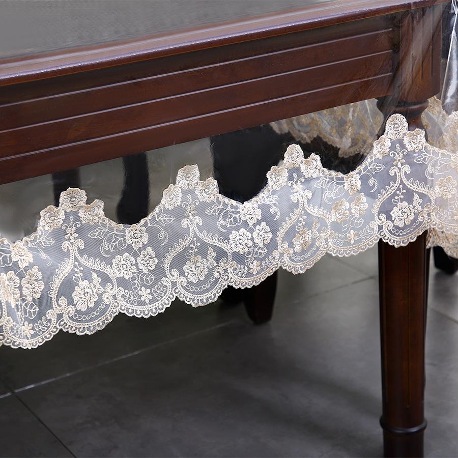 ПВХ Мягкое Стекло Прозрачная Скатерть Бытовая Многоцелевая Защитная Ткань для Домашнего Декора Водонепроницаемая Пятноустойчивая Не Требует Стирки