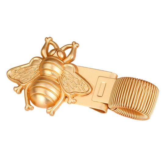 Металлическая ручка на пружине с тематикой насекомых, винтажный металлический зажим для дизайна пчелы/цикады, зажим для блокнотов, дневников, школы