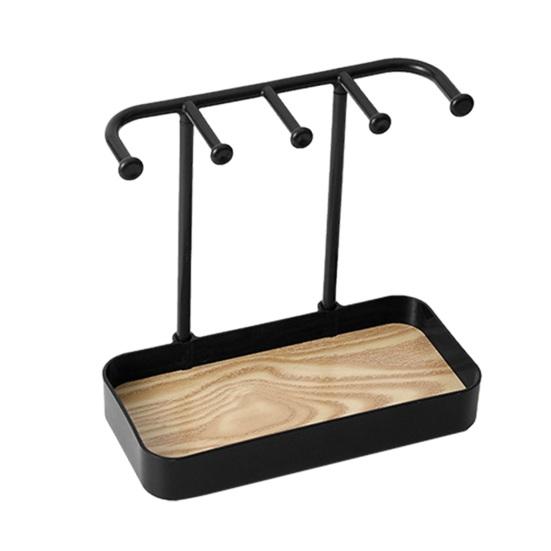 Настольная стойка для ювелирных изделий, съемная подставка для ювелирных изделий, поднос, практичные серьги, ожерелья, кольца, стеллаж для хранения для дома