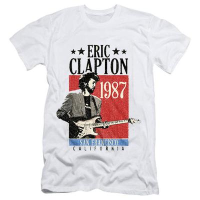 Винтажная футболка Eric Clapton California Белая Все размеры от S до 5XL UB214