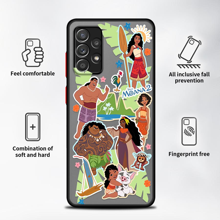 Phone Cover Case for Samsung Galaxy A73 A33 A54 A56 A55 A53 A17 A52 A35 A16 A15 A34 A36 A14 A23 A52S A72 Belle Moana