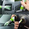 Dual Head Car Air Conditioner Air Vent Brush Dust Removal Dash Blinds Cleaning Brush Keyboard Multi-Use Brush Angel Brush