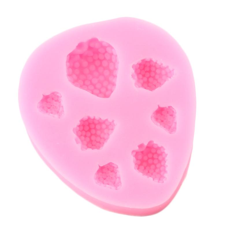 Силиконовые формы для клубники, формы для фруктов и шоколада, инструменты для украшения торта из помадки, полимерная форма для конфет, глины, формы для кексов