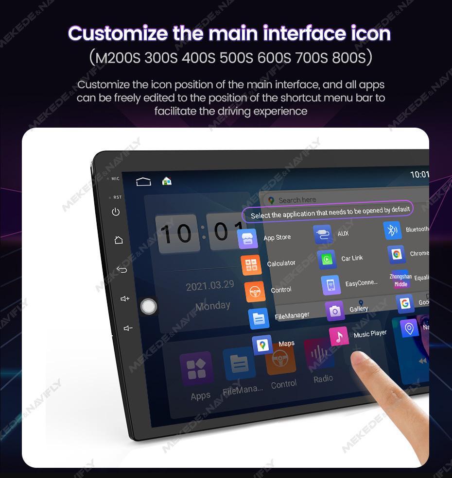 Fangyitong 7862 Car Android Navigator: Compatible with 7”, 9”, 10” Displays for Versatile Use