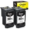 Картриджи с черными чернилами Canon, совместимые с принтерами PIXUS TS3530, BC365XL2, повышенной емкости, с индикатором, переработанные,
