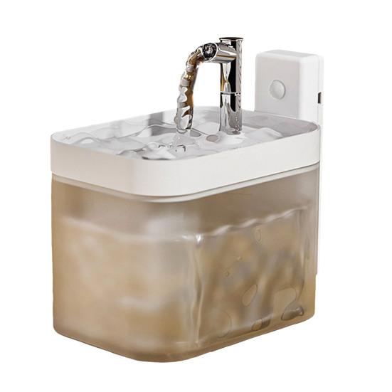 Беспроводной фонтан для кошек 1,5 л автоматический дозатор воды для домашних животных с зарядкой через USB