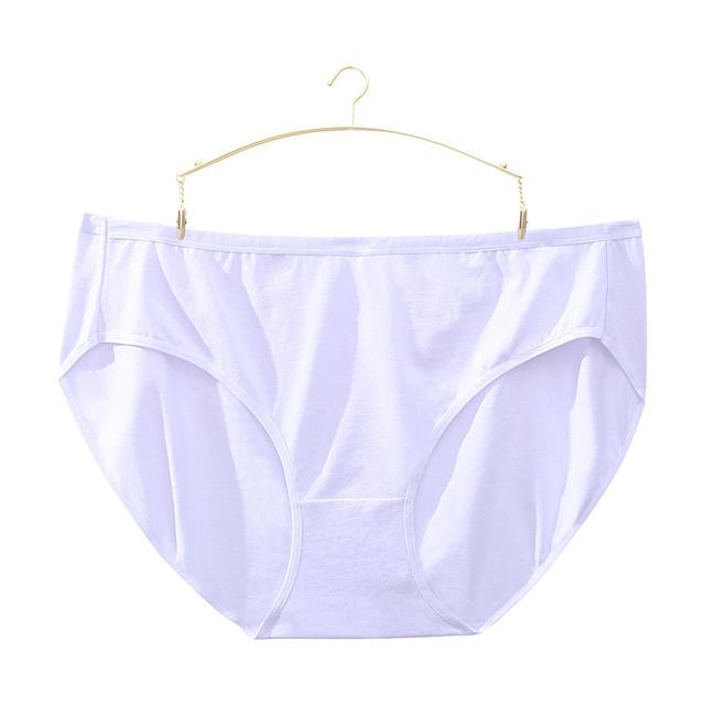 FINETOO XL-5XL Ladies Sexy Cotton Panties High-waist Seamless Underwear Briefs Transparent Women Cotton Health Knickers Lingerie