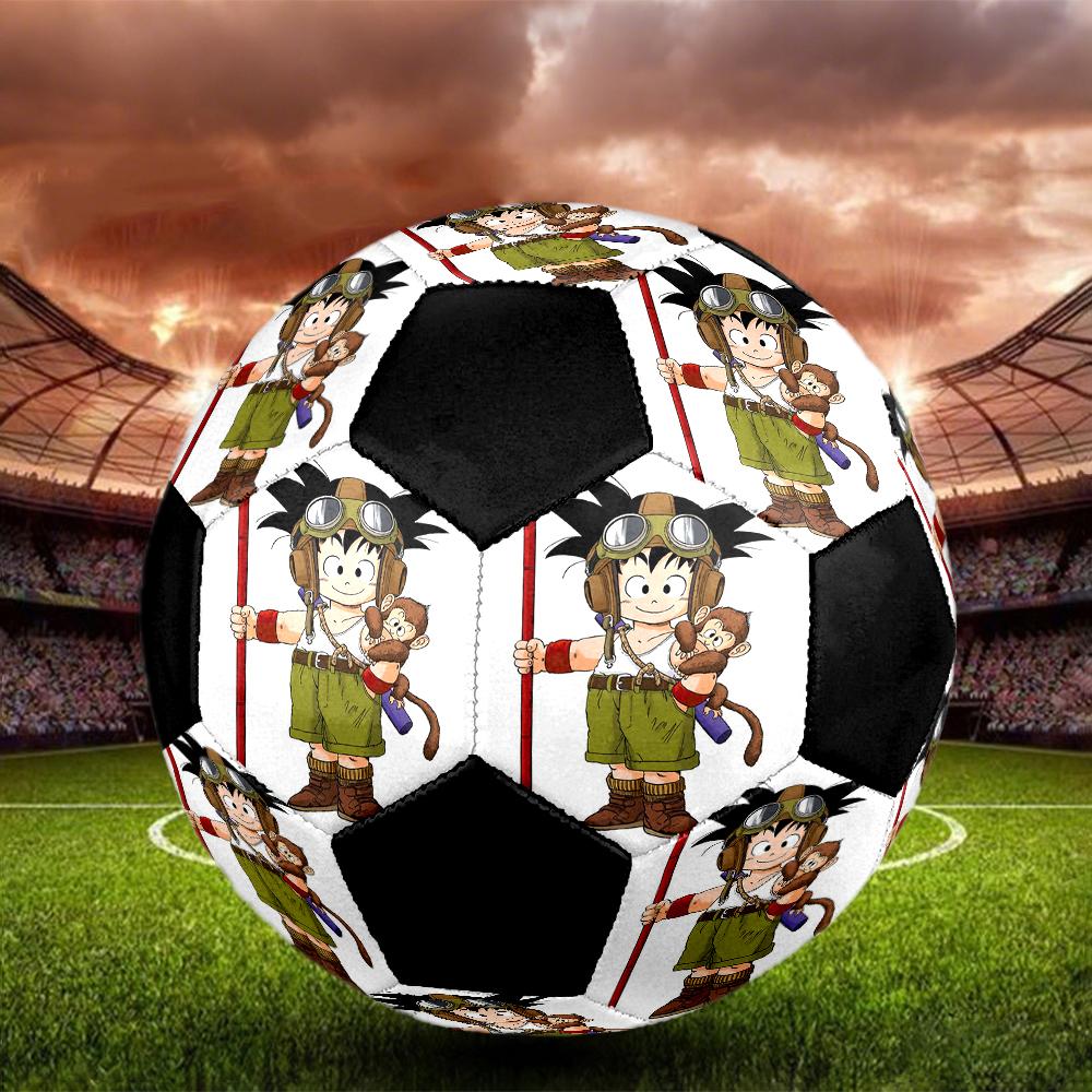 DRAGON BALL Indoor Soccer Ball Colorful Machine Stitched PVC Size 5 Team Training Competition Ready Durable High-Bounce Cool Sports Gift