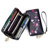 Расписной длинный кошелек Rfid женский высококлассный новый кошелек большой вместимости этнический стиль сумка на молнии клатч