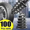 Tire Puncture Repair Nails for Car Motorcycle Scooter Bike Vacuum Tyre Repairing Rubber Metal Nail Set Car Tire Accessories