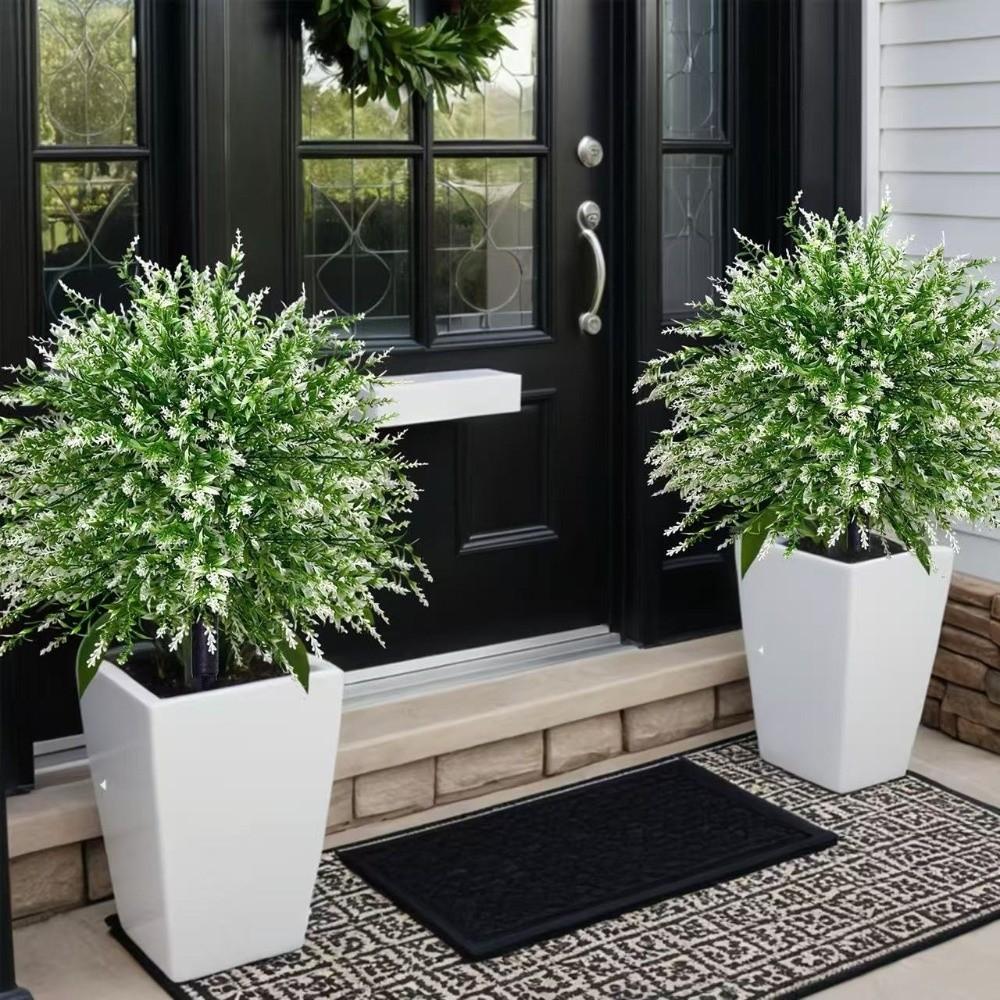 Real Touch Lavender Bonsai Stake Realistic Potted Bonsai Simulated Green Plants Wedding Ceremony