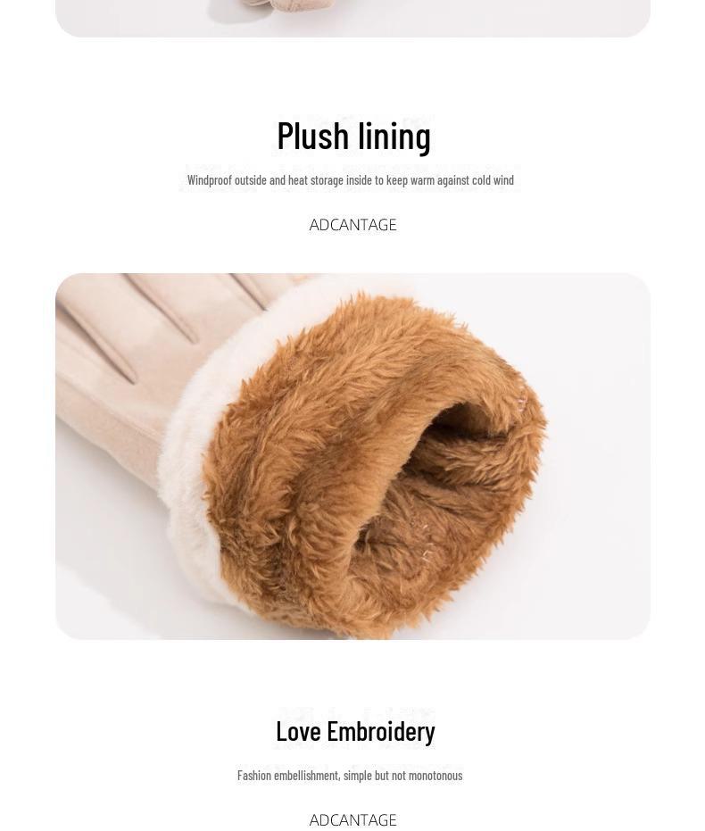 Женские зимние перчатки из немецкого бархата для активного отдыха с сенсорным экраном. Идеально подходит для верховой езды, сохранения тепла и создания привлекательного образа.