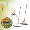 Durable Couch Grass Rake Removable Soil Aerator Withered Grass Thatch Rake  Farmland
