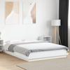 Bed Frame White 120 x 190 cm Engineered Wood