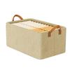 Clothes Organizer Foldable Galvanized Steel Frame Carrying Design Thicken Fabric Cloth Storage Bins
