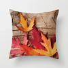 Осенний кленовый лист Велосипед Кабинет Наволочка Офис Гостиная Дом Наволочка Автомобиль Украшения