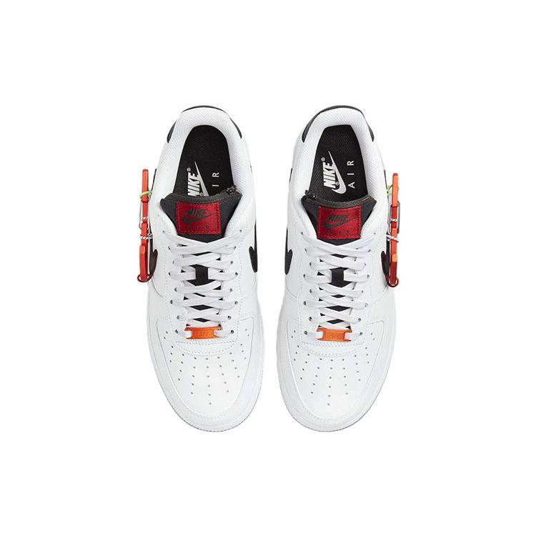 Nike Карабин Air Force 1 07 Premium — белые мужские кроссовки Habanero Red Pomegranate Black DH7579-100