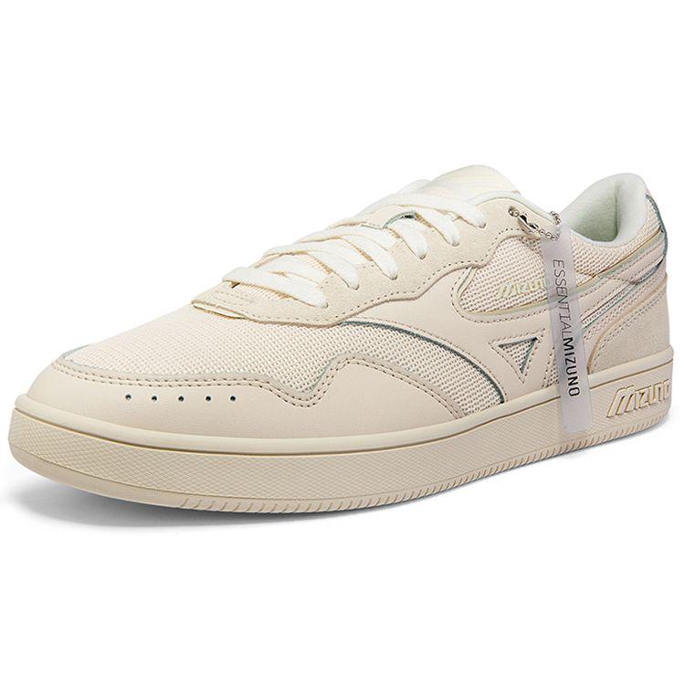 Mizuno Court Lite Essential Кожа Ткань Повседневные Нескользящие Износостойкие Низкие Кроссовки Унисекс Кроссовки Светло-Белые D1GH221802