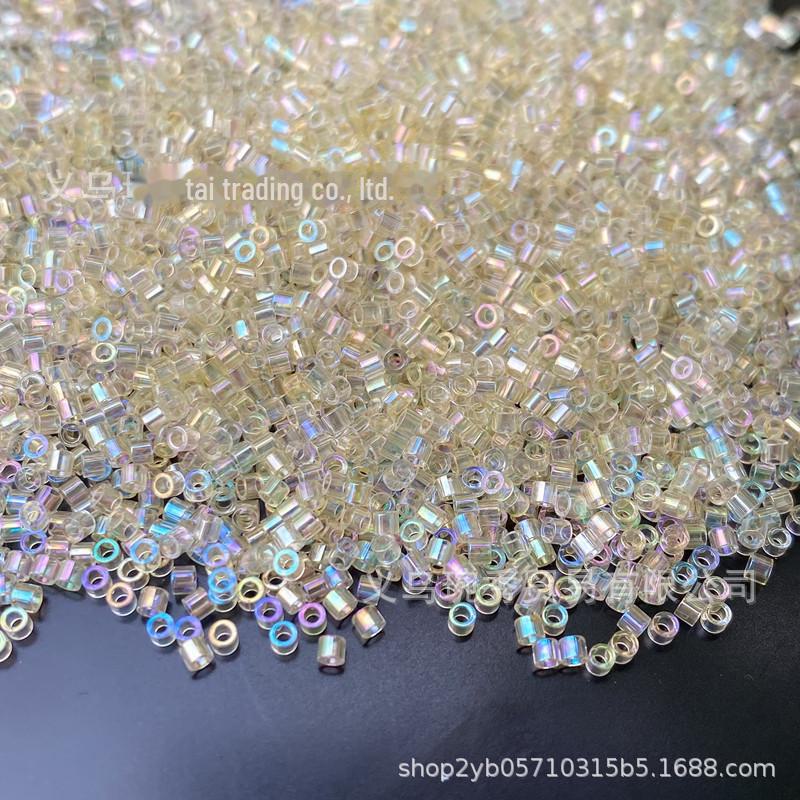 «1,6 мм прозрачные фантазийные старинные бусины для самодельных украшений с кисточками и вышивки»