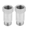 2 Pack O2 Stainless Steel Oxygen Sensor Bung Adapter Extension Extender M181.5 X 45mm