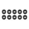 10Pcs Motorcycle Side Cover Rubber Grommets Gasket M6 Round Shim Motorcycle Modification Accessories 18.5x9mm