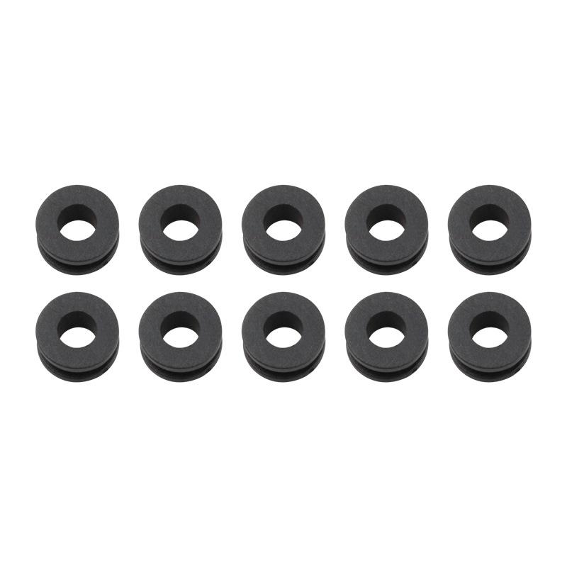 10Pcs Motorcycle Side Cover Rubber Grommets Gasket M6 Round Shim Motorcycle Modification Accessories 18.5x9mm