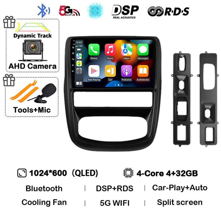 Android 14 Carplay Автомагнитола для Renault Duster 1 2010 2011 2012 2013 2014 2015 Мультимедийный Видеоплеер GPS 360 Камера 4G