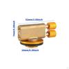 Outdoor Flat Cylinder Gas Valve Double Ended Portable Accessories Burner Control for