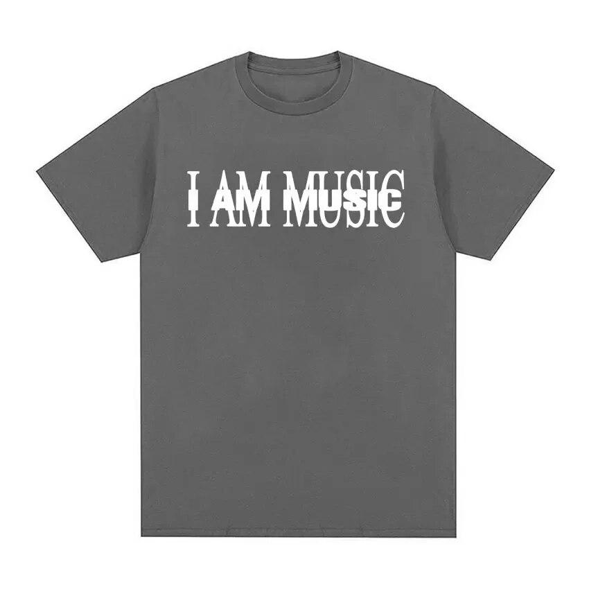 Футболка с принтом Playboi Carti I Am Music Album Y2K Meme Opium Ken Carson Destroy Lonely Футболки унисекс Женская модная винтажная футболка